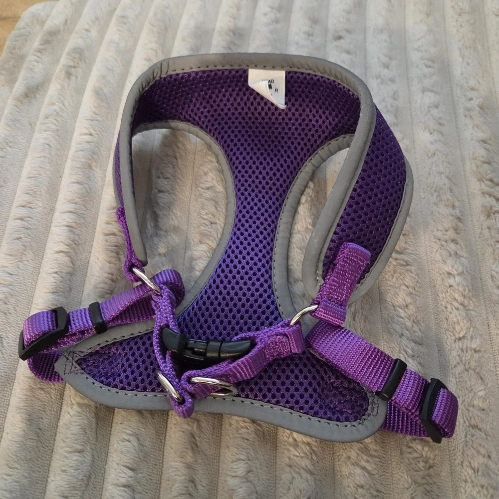 Coastal Pet Comfort Soft Reflective Wrap Adjustable Dog Harness Purple Small